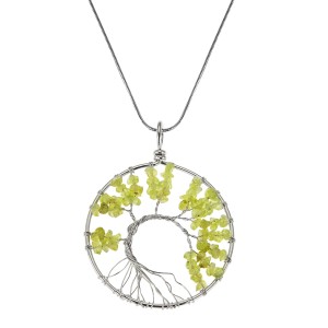 Naszyjnik - Drzewo Życia - Oliwin - koło duże