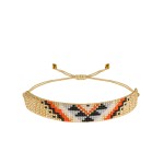 Bransoletka pleciona z koralików - Miyuki