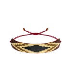 Bransoletka pleciona z koralików - Miyuki