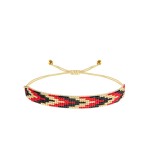 Bransoletka pleciona z koralików - Miyuki