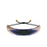 Bransoletka pleciona z koralików - Miyuki