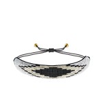 Bransoletka pleciona z koralików - Miyuki