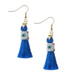 Kolczyki plecione z koralików Miyuki - Oko proroka