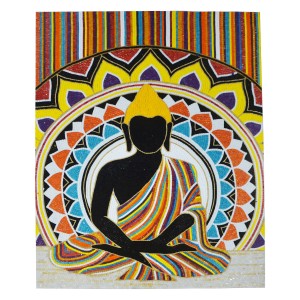 Mozaika ścienna - Budda