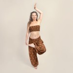 Top - damski - musztardowy