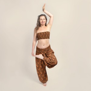 Top - damski - musztardowy