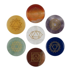 Zestaw kamieni - Czakry 