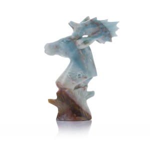 Figurka - Jeleń - Amazonit