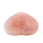Kamień Gua Sha - Serce - Masażer - Kwarc różowy 