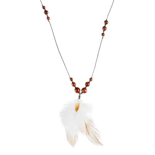Naszyjnik z piórem