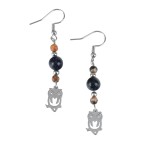 Kolczyki - Zwierzęta mocy - sowa