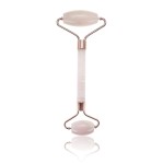 Roller - Masażer do twarzy - Kwarc różowy