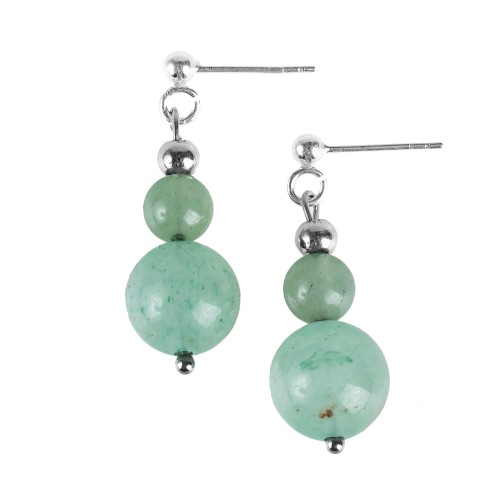 Kolczyki z awenturynem