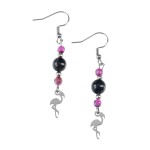 Kolczyki - Zwierzęta mocy - flaming