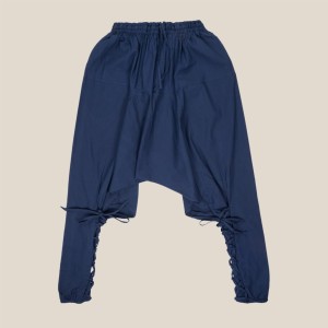 Szarawary - męskie - granatowe