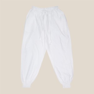 Szarawary - uniseks - białe