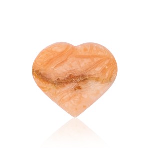 Kalcyt pomarańczowy - Serce 