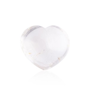 Kryształ górski - Pewność siebie Wzmocnienie Szczęście - Serce 